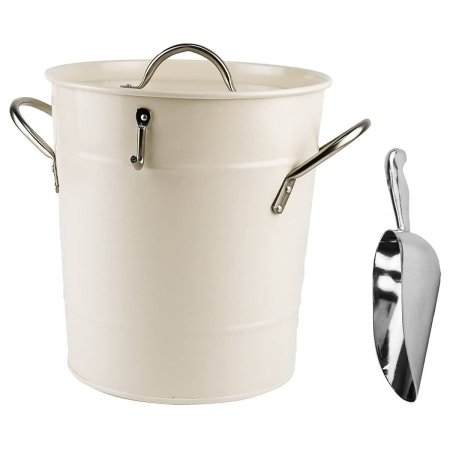 دلو ثلج مع مجرود