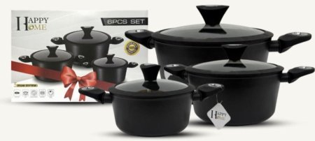 طقم طناجر Happy home