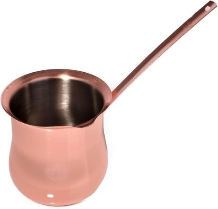 غلاية قهوة بلون النحاسي